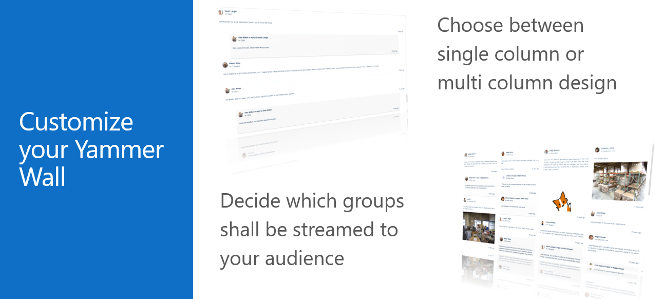 Yammer Wall App configuration